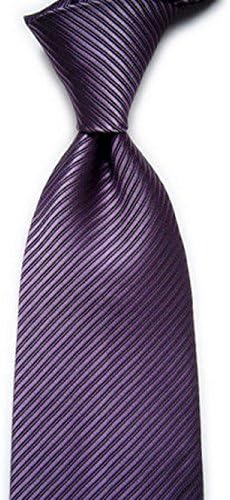 Soophen New Polyester Textile Men's Tie - Purple