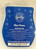 Scentsy, Clean Breeze, Wickless Candle Tart Warmer Wax 3.2 Fl Oz, 8 Squares