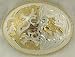 German Silver End of the Trail Buckle 4 " X 3-7/8 "