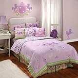 Disney Cinderella ROYAL HORSES purple lavendar Twin size Reversible Comfort ....