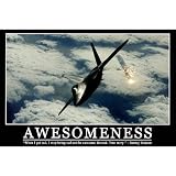 Awesomeness Motivational Funny Barney Stinson Quote Print Poster - 24x36