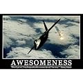 Awesomeness Motivational Funny Barney Stinson Quote Print Poster - 24x36