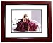 Faith Hill Autographed/Hand Signed 8x10 Photo MAHOGANY CUSTOM FRAME