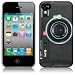 IPHONE 4 / IPHONE 4S RETRO CAMERA BACK COVER CASE / SHELL / SHEILD / PART OF THE QUBITS ACCESSORIES RANGE