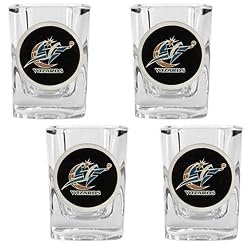 Washington Wizards NBA 4pc Square Shot Glass Set by Great American Products