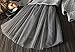 Cute 2pcs Suit Gray Polyester Sweater Top and Dress for Baby Girls (4-5years)