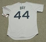 JASON BAY Boston Red Sox Majestic Athletic AUTHENTIC Away Baseball Jersey, 44/LARGE