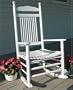 Hamilton Traditional Style Solid OakWhite Rocking Chair