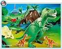 Playmobil T-rex With Velociraptors