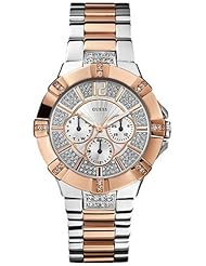 GUESS U0024L1 Silver Rose Gold