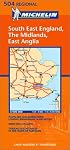 Michelin South East England, the Midlands, East Anglia (Michelin Atlases)