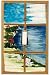 Beach Hand-painted Wood Switchplate