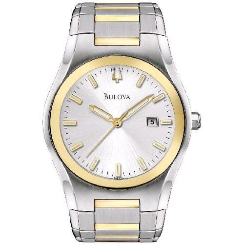 Bulova Men's 98B125 Silver Dial Bracelet Watch