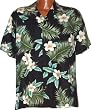   Exclusive Hawaiian (Herringbone Rayon) Plumeria Aloha Shirt