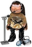 Cabbage Patch Kids Mini Dolls - Pop Stars Collection - Dark Hair Girl in Glam Pants