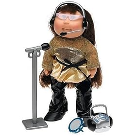 Cabbage Patch Kids Mini Dolls - Pop Stars Collection - Dark Hair Girl in Glam Pants by Winway Corp Ltd