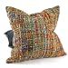 Silk & Leather Pillow