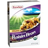 Erewhon Raisin Bran, Organic, 15-Ounce Boxes (Pack of 6)