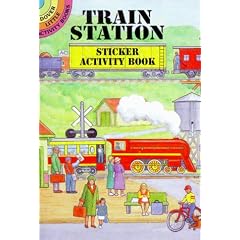 Train Station Sticker Book (Dover Little Activity Books)