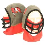 Tampa Bay Buccaneers Football Helmet Winter Knit Hat (With Removable Neck Gaiter)