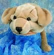 Yellow Lab Plush Animal Hat from Jaag Plush