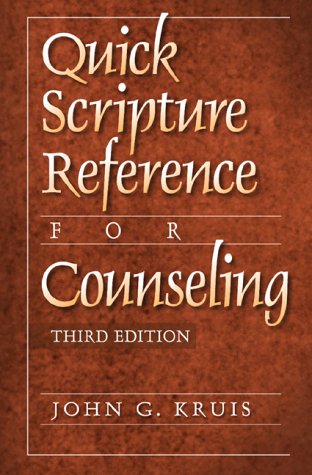 Quick Scripture Reference for Counseling under Pastoral Counseling in The Books Store