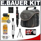 Eddie Bauer Ridge Series SLR Camera Case + Lenspen Digi-Klear Cleaning System + Tripod + Accessory Kit for Canon, Nikon, Olympus, Pentax and Sony Digital SLR Cameras