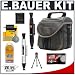 Eddie Bauer Ridge Series SLR Camera Case + Lenspen Digi-Klear Cleaning System + Tripod + Accessory Kit for Canon, Nikon, Olympus, Pentax and Sony Digital SLR Cameras Image