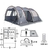  : Familien-Tunnelzelt High Peak " Family Vario 5 "