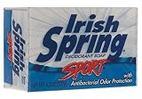 Irish Spring Deodorant Bath Bar, Sport