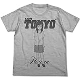 のんのんびより 一条蛍 Tシャツ ヘザーグレー サイズ:L