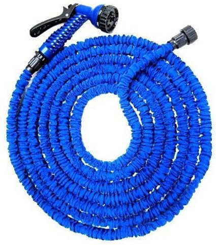 100FT Expandable Garden Hose,Strongest Expanding Hose with 7-Function Spray Nozzle and High Pressure-resistance Latex,Extra Strength Fabric, Flexible Hose-Wont Kink, Tangle, Rip, Tear, or Leak