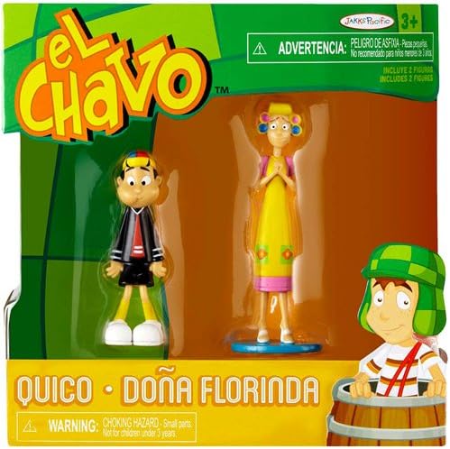 El Chavo, Figure 2-Pack, Quico & Dona Florinda, 2.75 Inches
