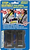 Masterlink Marketing Black Seatbelt Adjuster, (Pack of 2)