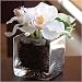 Aloha Orchid - Artificial Cymbidium In Glass Vase