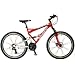Schwinn Protocol 1.0 Men's Dual-Suspension Mountain Bike (26-Inch Wheels, Red)