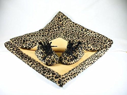 1088-03 - Leopard Print Baby Slippers - Happy Feet and ComfyFeet