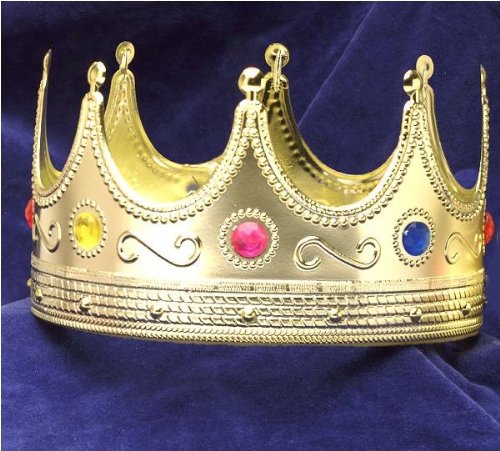 Regal King Costume Crown Regal King Costume Crown