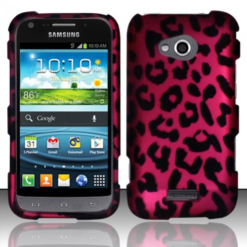 For Samsung Galaxy Victory 4G LTE L300 (Sprint) Rubberized Design Cover - Pink Leopard For Samsung Galaxy Victory 4G LTE L300 (Sprint) Rubberized Design Cover - Pink Leopard