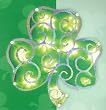 11" Lighted Shimmering St. Patrick's Irish Shamrock Window Silhouette Decoration