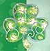 Northlight Lighted Shimmering St. Patrick's Irish Shamrock Window Silhouette Decoration, 11