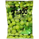 Kasugai Japanese Gummy Candy, Green Grape Flavor, 4.76-Ounce Bags (Pack of 12)