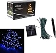 AGPtek&reg; Blue 100 LED Holiday String Light for Outdoor and Indoor Use (Solar Powered)