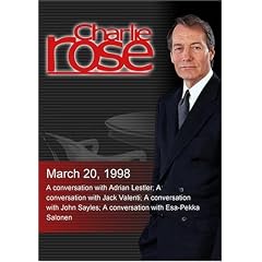 Charlie Rose with Adrian Lestler; Jack Valenti; John Sayles; Esa-Pekka Salonen (March 20, 1998)