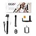 EEZ-Y Wired Selfie Stick Bundle w/ Flexible Tripod + Bluetooth Remote + Two Adjustable Phone Holders - Awesome Photography Tools for iPhone Samsung Sony LG Nexus Devices - Best Value Bundle (Black)