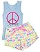 Activewear Apparel Girl's Dance Top and Shorts Pajama Set