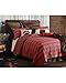 HiEnd Accents QL1807-FQ-OC 3-Pc Reversible Rushmore Quilt Set, Full/Queen