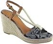 Coach Catolina Women's High Wedge Espadrille Sandals.