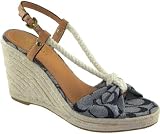 Coach Catolina Women's High Wedge Espadrille Sandals.