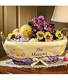 Personalized Basket Liner - Easter